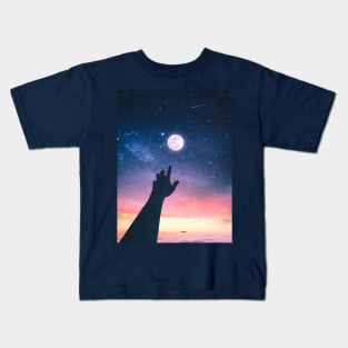 One giant leap for mankind Kids T-Shirt